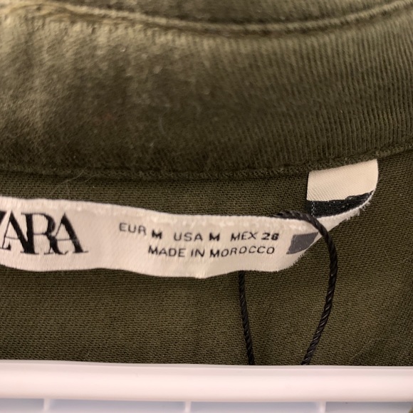 Zara khaki coloured blouse - Picture 2 of 2